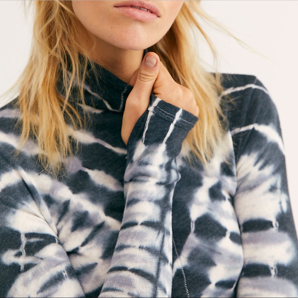 Free People Psychedelic Tie-Dye Turtleneck - Picture 4 of 12
